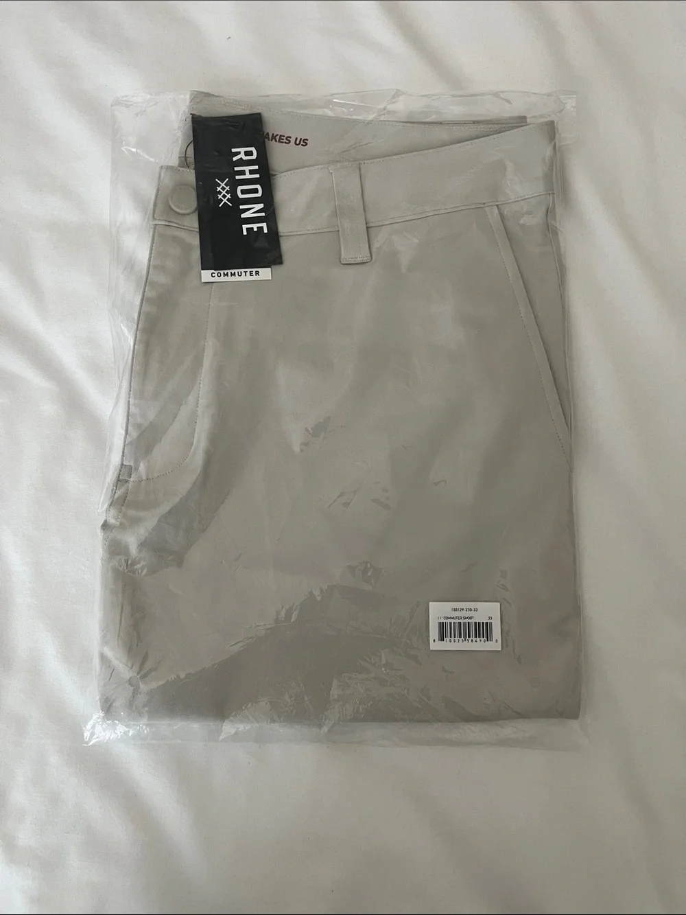 RHONE Slim Commuter Pants in Light Taupe